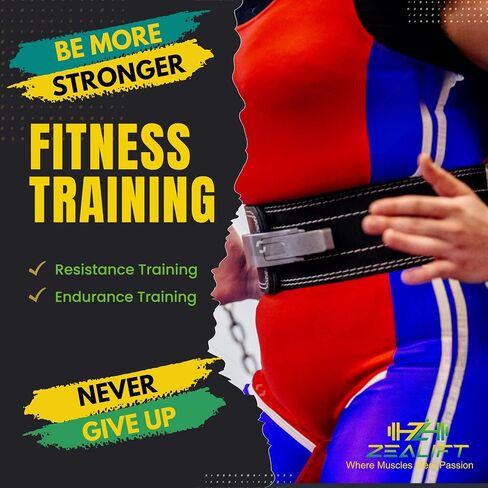 Weight Lifting Lever Belt | 10 mm Suede Leather Powerlifting belt for Squat, Deadlifting I Weightlifting belt for men and women I cinturones para mujer gym in Saudi Arabia