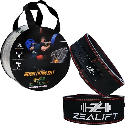 Weight Lifting Lever Belt | 10 mm Suede Leather Powerlifting belt for Squat, Deadlifting I Weightlifting belt for men and women I cinturones para mujer gym in Saudi Arabia