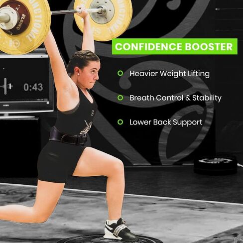 Genuine Leather Weight Lifting Belt With Free Wrist Wraps (Save $10 in Combo Pack) - 6 Inch Wide - Gym Belt - Bodybuilding belts - Lumbar Back Support - Weight Lifting Belts for Men & Women in Saudi Arabia