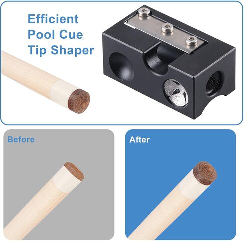 8 in 1 Pool Cue Tips Tool,Upgraded Repair Tool Cue Shaper,Billiard Cue Stick Tip Tool Accessories for Replacement and Shaping Cue Tips in Kuwait