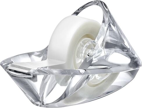 Amazing Abby - Tanja - موزع أشرطة أكريليك، حامل لفافات ملصقات بلاستيكية، منظم ملصقات شفاف، حل مثالي لتخزين سطح المكتب للأشرطة والملصقات والملصقات والمزيد in Kuwait