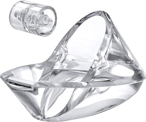 Amazing Abby - Tanja - موزع أشرطة أكريليك، حامل لفافات ملصقات بلاستيكية، منظم ملصقات شفاف، حل مثالي لتخزين سطح المكتب للأشرطة والملصقات والملصقات والمزيد in Kuwait