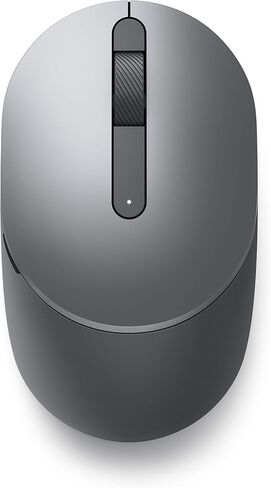 Dell Mobile Wireless Mouse - MS3320W, Wireless - 2.4 GHz, Bluetooth 5.0, Optical LED, Mechanical Scroll, 1600 DPI, 3-Buttons - Ash Pink in Saudi Arabia