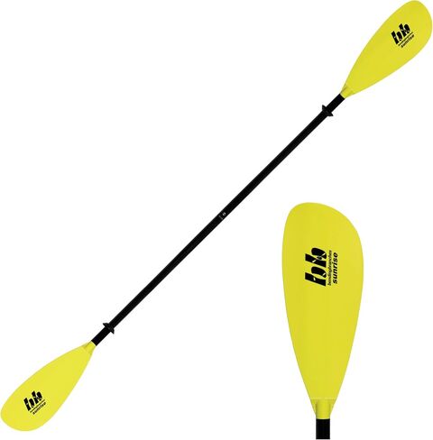 BENDING BRANCHES Sunrise Glass 2-Piece Snap-Button Kayak Paddle for Recreational Day Trips in Saudi Arabia