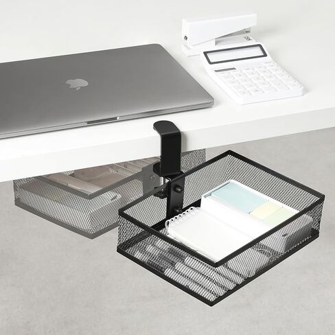 درج تخزين تحت المكتب، منظم قابل للدوران 360 درجة، درج قلم رصاص دوار، منظم دوار للمكتب، طاولة المنزل، ملحقات المكتب ومنظمات مساحة العمل، تخزين سطح المكتب in Kuwait