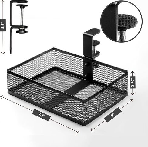 درج تخزين تحت المكتب، منظم قابل للدوران 360 درجة، درج قلم رصاص دوار، منظم دوار للمكتب، طاولة المنزل، ملحقات المكتب ومنظمات مساحة العمل، تخزين سطح المكتب in Kuwait