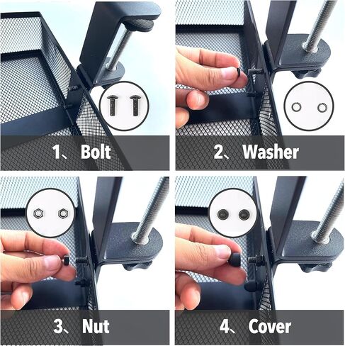 درج تخزين تحت المكتب، منظم قابل للدوران 360 درجة، درج قلم رصاص دوار، منظم دوار للمكتب، طاولة المنزل، ملحقات المكتب ومنظمات مساحة العمل، تخزين سطح المكتب in Kuwait