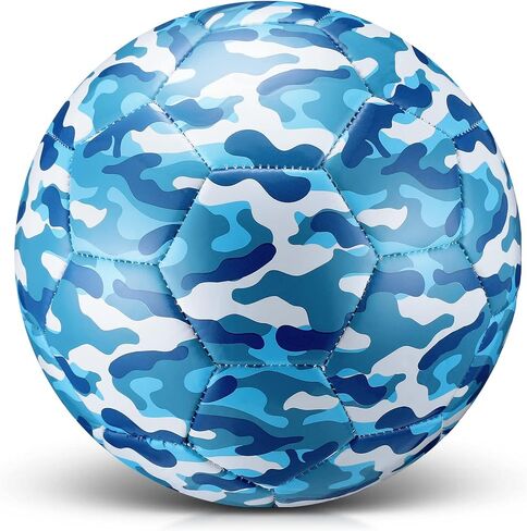 Libima Camouflage Soccer Ball with Pump Official Size 4 Indoor Outdoor Colorful Soft Soccer Ball Toy for Boys Girls Game Play Practice Training Back to School Sport Gifts in Saudi Arabia