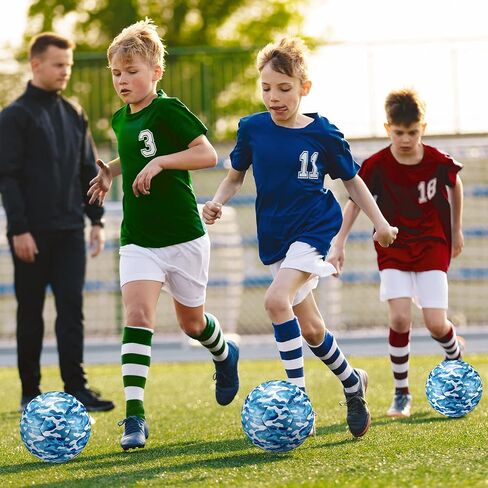Libima Camouflage Soccer Ball with Pump Official Size 4 Indoor Outdoor Colorful Soft Soccer Ball Toy for Boys Girls Game Play Practice Training Back to School Sport Gifts in Saudi Arabia