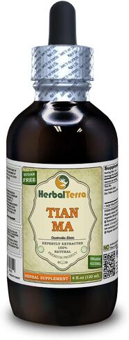 Tian Ma, Gastrodia (Gastrodia Elata) Tincture, Dried Tuber Powder Liquid Extract 2 oz in Kuwait