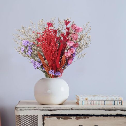 باقة زهور طبيعية مجففة ذيل أرنب مجفف زهور تنساني لا عاشق عشب قمح بوهو زهور اصطناعية حزمة ترتيبات زهور لطاولة محورية لحفلات الزفاف DIY ديكور المنزل in Kuwait