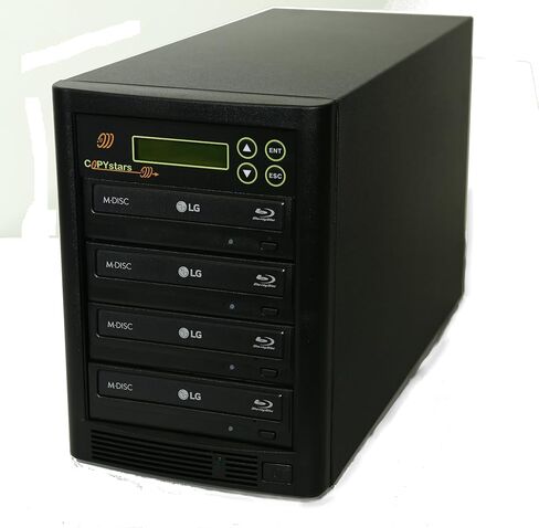 Copystar Blu-Ray CD DVD Duplicator Tower 1 تيرابايت القرص الصلب إلى 4 BDXL Burner Drive ذكي + نظام نسخ ناسخة USB in Kuwait