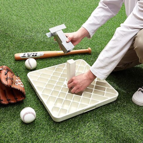 3 Sets Baseball Safety Base Set Molded Rubber Base Set Pitching Ground Anchored Bases Softball Baseball Bases Major League Bases for Adults Teenagers Outdoor Sports in Saudi Arabia