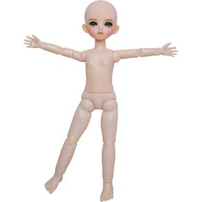 Proudoll 1/6 BJD Doll 30cm - 12 "كرة مفصلية SD ، 18 Move Coints Figure ، PVC DIY ، مكياج قابل للتخصيص ، مصنوع يدويًا (Callie)