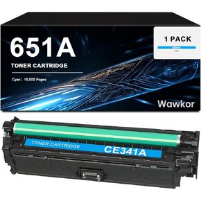 651A Cyan Toner Cartridge Compatible with CE341A Toner for HP Pro 700 Color MFP M775 M775dn M775f M775z M775z Printer, 1 Pack