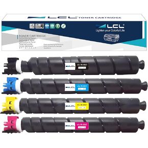 LCL TK8517 TK-8517 Toner Cartridge Replacement for Kyocera TK8517K TK-8517K TK-8517C TK-8517M TK-8517Y 1T02ND0US0 1T02NDCUS0 1T02NDBUS0 for Copystar CS-5052ci CS-6052ci TASKalfa 5052ci 6052ci (KCMY)