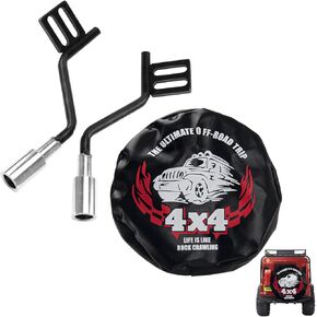 1PAIR RC محاكاة أنبوب العادم أنبوب و 1/10 RC محاكاة إطارات الجلود الإطارات