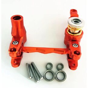 مجموعة توجيه الألومنيوم البرتقالي لـ Traxxas 1/10 Maxx 8946