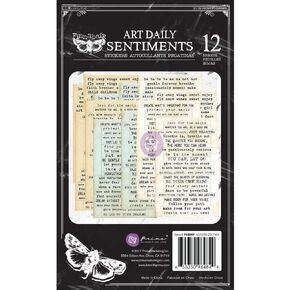 Prima Marketing Prima Art Daily Planner Sticker Pad 4.5 "x7.5" 12/PKG-Sentiments
