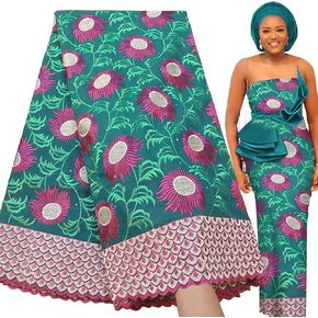 Bestway Rhinestones التطريز Swiss Voile African Lace Fabric 5 ياردة النسيج النيجيري الدانتيل لزفاف فستان (النبيذ الأحمر)