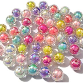 Acylic Round Bead in Bead Cuncuny DIY Loose Bead Craft Embelishment Bead