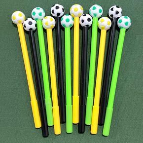 Sencoo 12 Pack Cuto Cartoon Football Gel Assorted Style Writing Pens for Kiddie Birthday Armant School Affice Hift Fun Girls Kiddie (Blue)