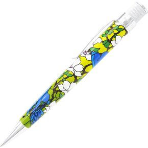 Retro 1951 The Met - Louis C. Tiffany Favrile Parrots & Dogwood Rollerball