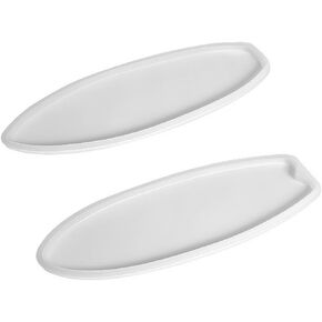 2pcs قوالب لوح التزلج على الراتنج ، 14.7 × 4.7 بوصة قوالب صينية لتخفيف القوالب المستطيلة مستطيلة قوالب الايبوكسي للسيليكون ل DIY Surfboard Coaster Mold