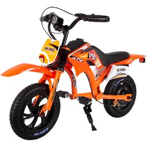 ركوب دراجة نارية King Kids ، C6 Children's Scooter ، محرك 120 بوصة غير فرش ، شاشة LCD ذات 3 سرعات ، سرعة أعلى 10 ميل في الساعة ، وحدة تحكم LED بدون فرش + Moto الصوت ， 8 أميال ، أحمر ، أحمر