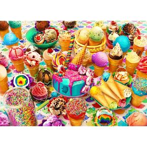 Ceaco - Cupcakes & Ice Cream - 500 Larger Sized Piece Jigsaw Puzzle