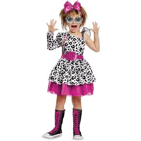 Disguise Diva Deluxe Child Costume, White, X-Small/(3T-4T)