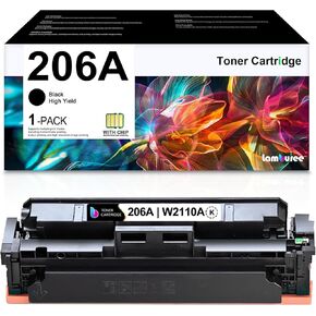 206A خراطيش الحبر 4 حزمة (مع رقاقة) استبدال HP 206A 206x يعمل مع COLOR PRO MFP M283FDW M283CDW M255DW M283 M255 عالي العائد الحبر W2110A W2111A W2112A W2113A