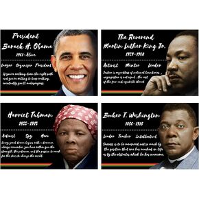 RVSTICTY Black History Month Decorations Backdrop Decorations Black History Month Poster Pan African American Wall Art Art