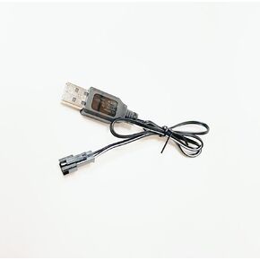3.7v RC Car Charger USB Power Charger Cable SM-2p Female Plug, Output Li ion Ni-Cd Ni-Mh Battery Pack/USB Charge Cable SM 2P Plug for RC Excavator RC Cars RC Micro Quadrotor Battery