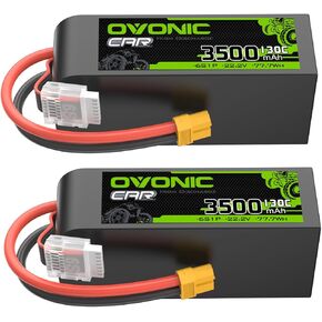 Ovonic 6s Lipo Battery 3500mAh 22.2V 130C RC بطارية مع موصل XT60