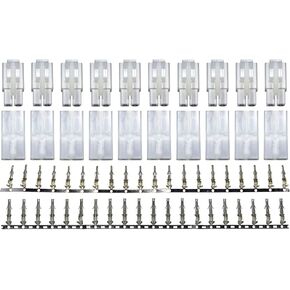 10 أزواج Tamiya Big Style Connector Plugs Unwired - Apex RC Products #1555