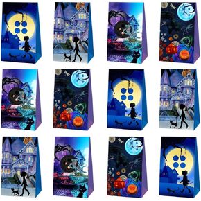 Koovdem 12pcs Party Paper Goodie Gift Facs for Birthday Form