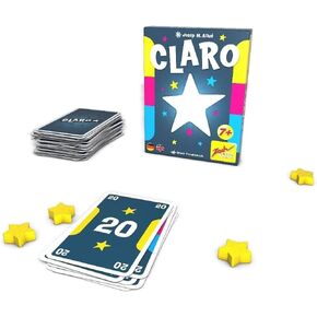 Claro Card Game 3-6 Players - Easy-to-Learn Family Card Game - 20 Minutes of Gameplay - Perfect for Family Game Night - for Kids and Adults Ages 7+ - English Version - Made by Zoch