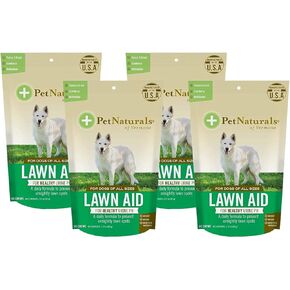 Pet Naturals Lawn Aid Dog Chews - 240 إجمالي (4 عبوات مع 60 لكل حزمة)
