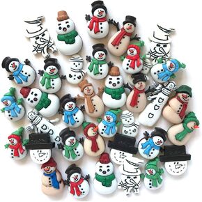 Buttons Galore & More Snowmen 50 Piece Assortments of Novelty Buttons for Sewing and Crafts