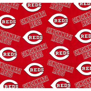 Cincinnati Reds Cotton Fabric - MLB Team Logo Coton Fabric بواسطة The Yard ، Fat Quarter ، Half Yard ، 1 Yard ، 2 Yard Cuts
