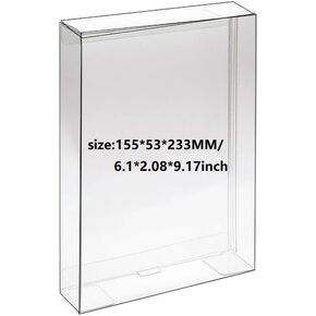 10Pcs Protector Case Clear Plastic Protective Box Sleeve Display Box Compatible for GI Joe Classified Series Action Figure