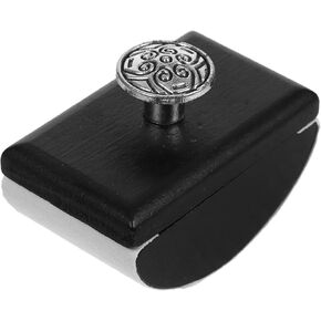 EXCEART Wood Rocker Ink Blotter - Antique Style Rocking Desk Blotter for Pen Writing Calligraphy - Quick Dry Absorbent Wooden Writing Accessory