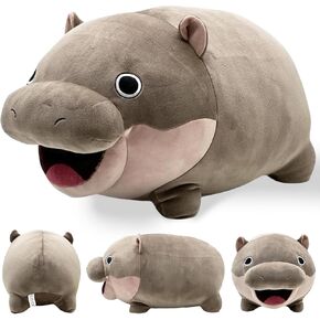 Moo Deng Hippo Plush 13.7in Hippo Stuffed Animal