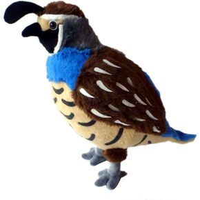 Adore 12" Standing Upland The Quail Stuffed Animal Plush Toy