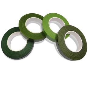 4 Pack, 1/2" Wide Green Floral Tapes, findTop Floral Tapes for Bouquet Stem Wrapping and Floral Crafts- 30Yard/Roll