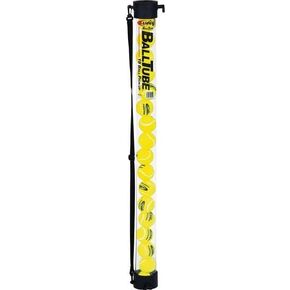 GAMMA Sports Tennis Ballhopper BallTube with Shoulder Strap, Holds 18 Balls, Red
