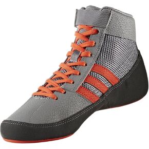 adidas Men's HVC Wrestling Shoes, Black/Charcoal/Metallic Gold, 13