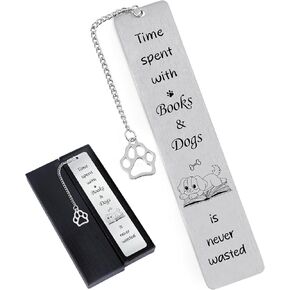 Bookmark - Funny Dog Owners Unique Gift for Men Women (Mom,Dad) Inspired by Pets Handmade Christmas, Valentine & Birthday Present