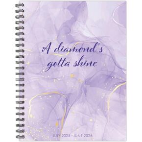 A Gottain's Gotmond's Shine Academic 2025 - يونيو 2026 6.5 × 8.5 مخطط Softcover الشهري الأسبوعي